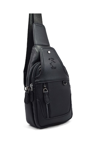 Erkek Siyah Çapraz Askılı Gögüs Ve Omuz Çantası Çapraz Çanta Siyah