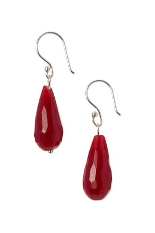 Stoneage Jewellery Küpe Gümüş Ceyt Doğal Taş Gümüş