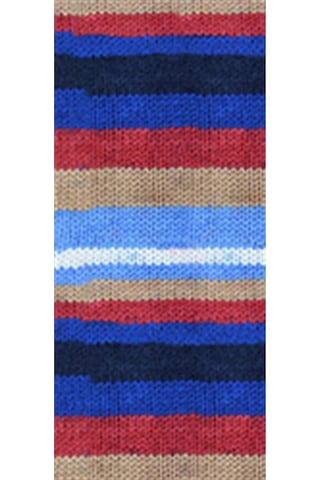Tedar 5 Adet Vega Stripe Premium Akrilik El Örgü İpi Yünü No: 82411 Najmaddin (No:1) 8.5Cm X 10.5 Cm