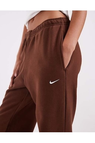 Nike Studio Fleece Mid-rise Cuffed Pants Kahverengi