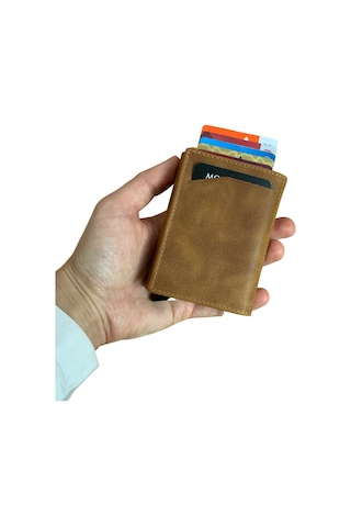 Modica Pescol - Hakiki Deri RFID Korumalı Mekanizmalı Kartlık/Cüzdan Modica Pescol - Hakiki Deri RFID Korumalı Mekanizmalı Kartlık/Cüzdan