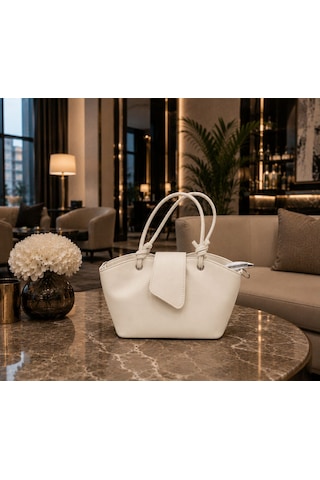 Housebags Vivienne Trend Omuz Çantası Beyaz