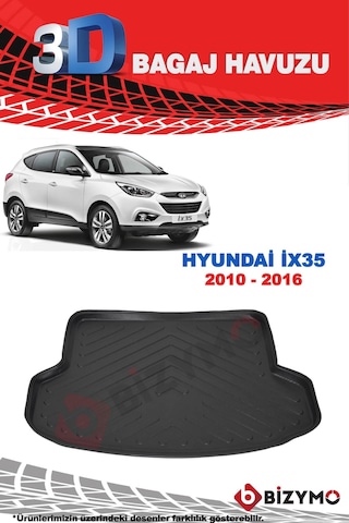 Hyundai İx35 2010-2016 3D Bagaj Havuzu Bizymo Hyundai İx35 2010-2016 3D Bagaj Havuzu Bizymo