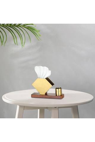 Homyl Peçetelik Tezgah Üstü Büfe Pikniği Için Bağımsız Altın