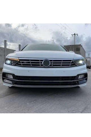 Volkswagen Passat B8 İçin Uyumlu R-Line Ön Tampon & Panjur Set 2015+