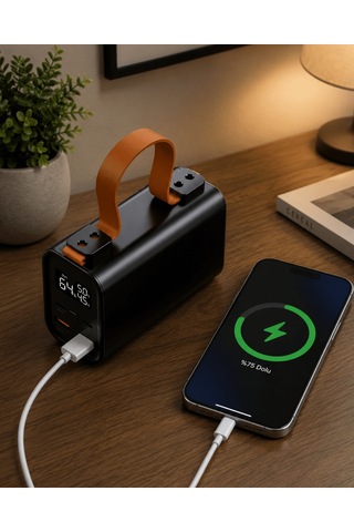 50000 Mah Powerbank Süper Hızlı Şarj Led Göstergeli Taşınabilir Şarj Cihazı Diğer 14004441
