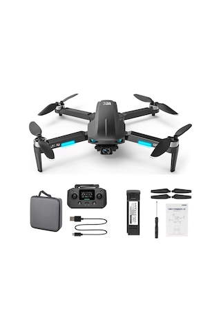 L700pro Fırçasız Motor Rc Quadcopter Gps Drone Hava Fotoğrafçılığı İçin Hd 4k Çift Kamera Katlanır