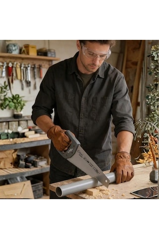 Kgsw-7402 El Testeresi 400mm / 300mm Çelik Bıçak Ergonomik Sap