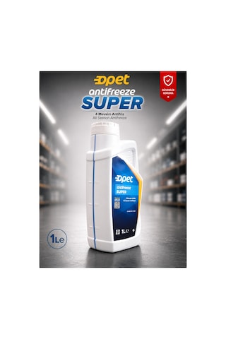 Opet Antifreeze Super 1 L 4 Mevsim Konsantre Antifriz Bs 6580 Ts 3582