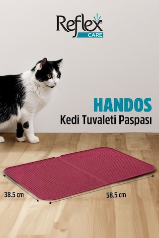 Reflex Care Handos Kedi Tuvaleti Paspası Mor 38,5 X 58,5 Cm