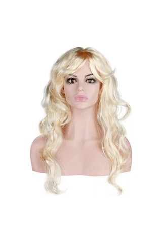 Riota Uzun Sarı Perukompi Karnaval Peruk 152973197 Gri