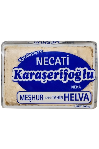 Necati Karaşerifoğlu Sade Tahin Helvası - 500 Gr