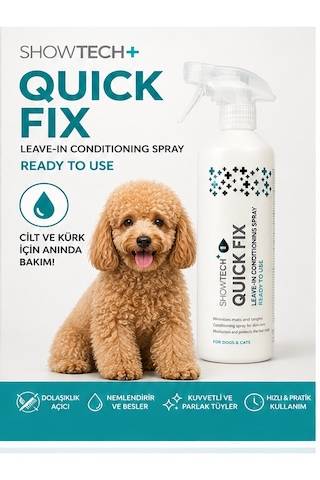 Showtech Quick Fix Köpek Kıtık Açıcı Kolay Tarama Spreyi 500 Ml - Kuru Ve Islak Kullanım