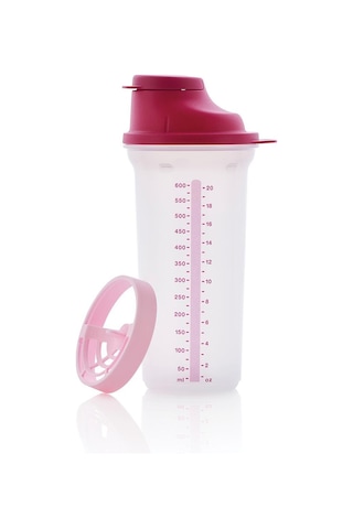Shaker Karıştırıcı 600 Ml Vişne Çürüğü Sızdırmaz Sporcu İçecek Şişesi No Color