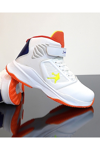 Kidessa 1755-29196 Ultra Hafif Anatomik Tabanlı Unisex Çocuk Beyaz Çok Renkli