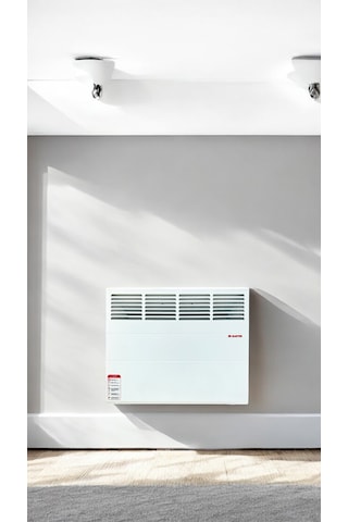 1500 Watt Elektrikli Panel Konvektör Isıtıcı Manuel Termostat Soba Ayaklar,askı Aparatı Dahil