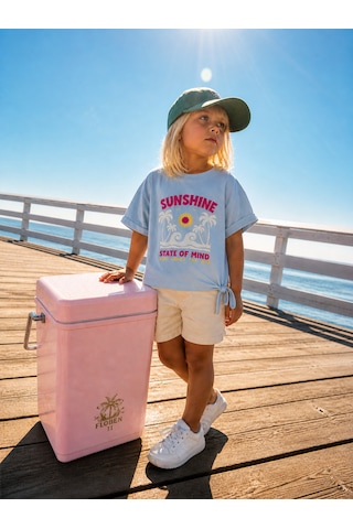 Baby Lory Kids Store Sunshıne Yazılı T-shirt Açık Mavi