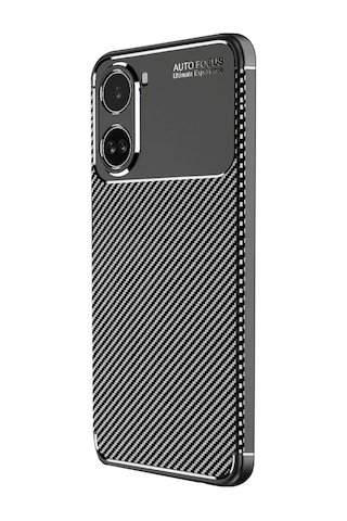 Newface Xiaomi Poco X7 Pro Kılıf Auto Focus Karbon Kapak - Siyah