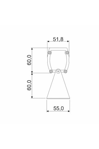 Tunga Aydınlatma Wallwasher Led Projektör 35cm 12w Ip65 Rotasyon Ayak Ce Beyaz -