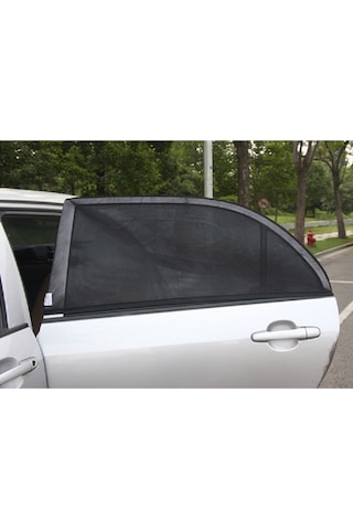 Novahub Tırol Xl Araç Güneşlik Perdesi - Siyah Ağ, 2 Parça, Uv Ve Gizlilik İçin