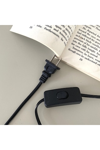 SimaAvize Modern Abajur Siyah