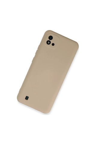 Cosmotex Newface Realme C11 2021 Kılıf Nano İçi Kadife Silikon - Pudra