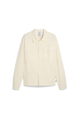 Puma Mmq Rıpstop Erkek Geniş Kesim Gömlek 629348 61 Beyaz