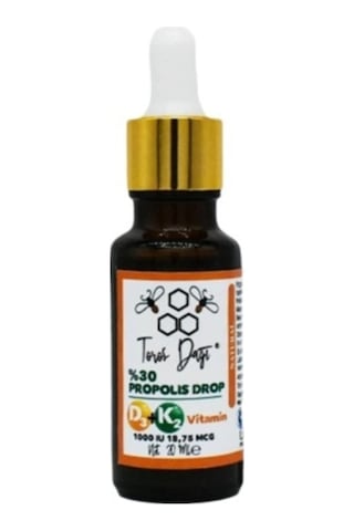Toros Dağı Bal D3-k2 Vitaminli Damla Propolis 20ml