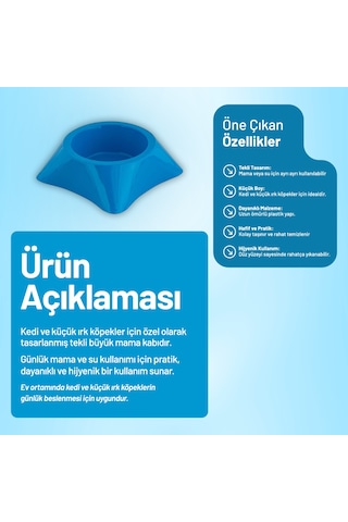 Kedi Ve Köpek Tekli Büyük Mama Kabı - 20 Adet