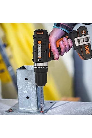 Wx370.1 20v/2.0ah Li-on Çift Akülü Profesyonel Şarjlı Darbeli Matkap