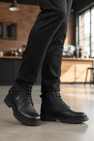 U.s. Polo Assn. Woxıc 5pr 102038387 Erkek Bot Siyah 40-45 Siyah