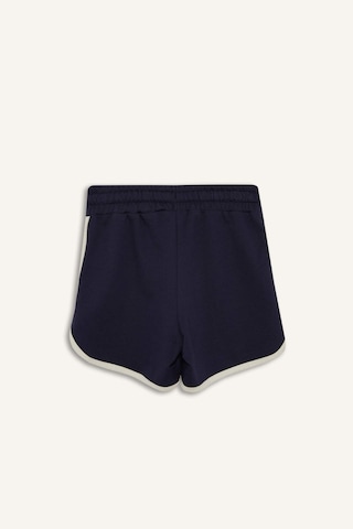 Defacto Kız Çocuk Beli Lastikli Basic Düz Şort B5164a825hsnv251 Lacivert