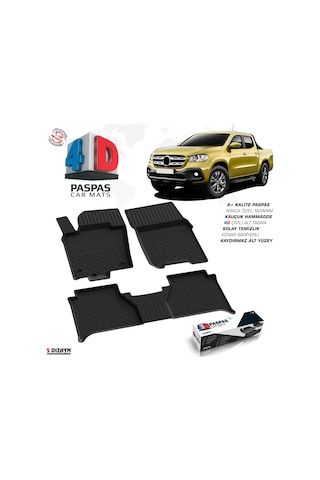Mercedes X-class 4d Havuzlu Paspas 2017-2020 A+kalite