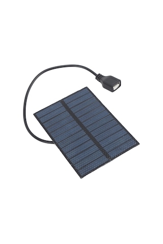 Hangfox 3w 5v Çok Kristal Güneş Paneli - Usb Çıkışlı Taşınabilir Acil Enerji Kaynağı Depolama Olmadan Ip67 Su Geçirmez Mini Boyut