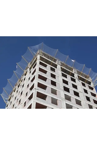 Nzl File Ambalaj Güvenlik Filesi – 10 cm gözenek – 6 mm ip – Balkon Filesi – İnşaat Filesi