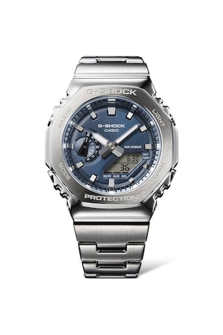 Casio Gm-2110d-2bdr Kol Saati Metalik Gri