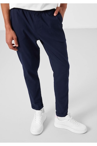 Tommylife Lacivert Standart Fit Dokuma Hafif Esnek Chino Erkek Pantolon - 82178 Lacivert