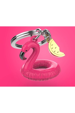 Metalmorphose Flamingo Anahtarlık