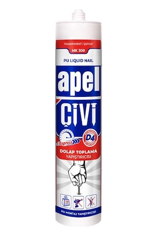 APEL HIZLI SIVI ÇİVİ MK300 390G AHŞAP, CAM, PLASTİK, AYNA YAPIŞTIRICI TUT319