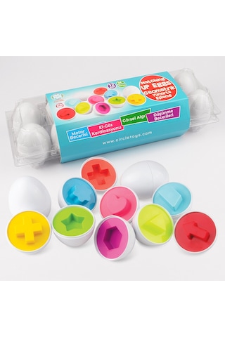 Circle Toys 12’Li Geometrik Yumurta CIRCLE 105
