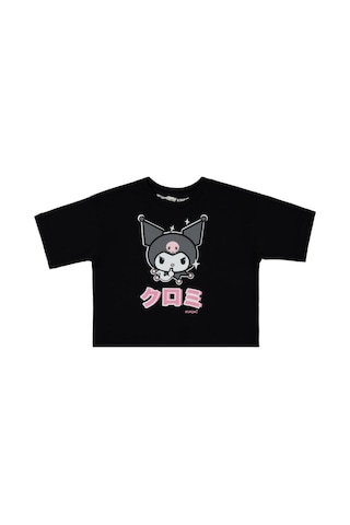 Kuromi 10-13 Yaş Tişört Siyah