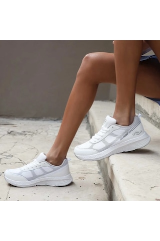 Jump 27366 A-full White Kadın Yürüyüş Ayakkabısı Beyaz Beyaz