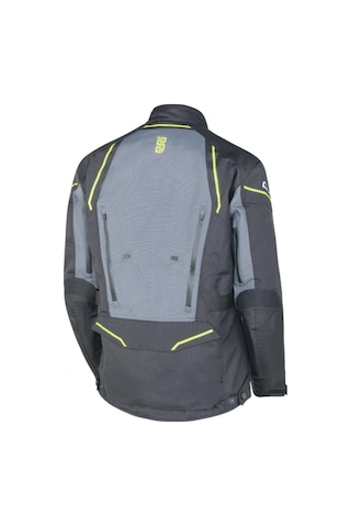 Oj Endurance Motosiklet Ceketi Gri - Sarı - Siyah
