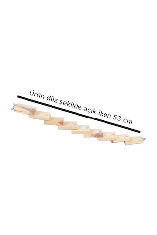 Ayrex Tavşan Gine Domuzu Fare Hamster Ginepig Kuş Papağan Tüneği Merdiveni Tünek Merdiven Oyun Parkuru Boy 53 Cm