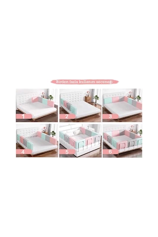 100 Cm Yatak Bariyeri Bebek Ve Çocuk Korkuluğu Güvenlik Bariyeri