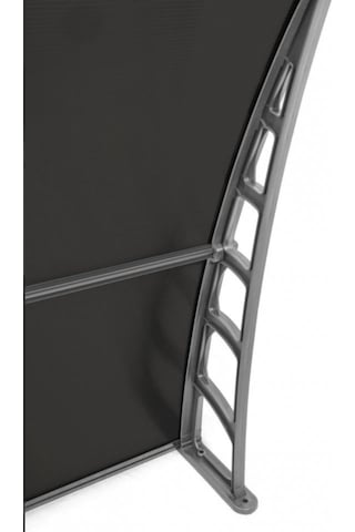 Sundurmagross Lupın Kapı Pencere Üstü Pratik Sundurma 105x600 - Siyah Siyah