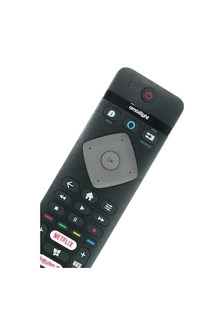 Philips İle Uyumlu Model 55pus7805/62 Mikrofonlu Smart Tv Kumanda