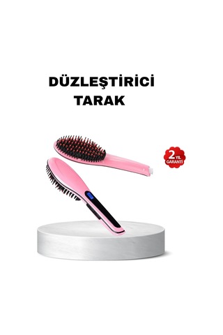 Dijital Ekranlı Seramik Saç Düzleştirici Tarak 5 Kademeli Isı Ayarı, İyon Kontrollü
