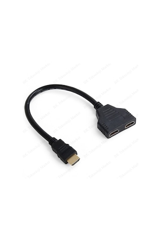 2 Port Hdmı Splitter Hdmı Çoklayıcı Kablo
