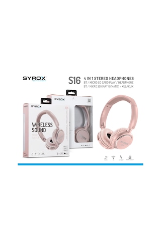 Syrox Bluetooth Büyük Kulaklık - Syx-S16